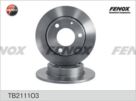 Fenox TB2111O3 Brake disc TB2111O3: Buy near me in Poland at 2407.PL - Good price!