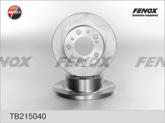 Fenox TB215040 Тормозной диск передний невентилируемый TB215040: Отличная цена - Купить в Польше на 2407.PL!