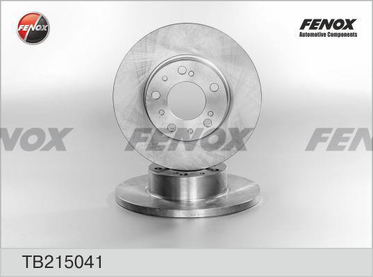 Fenox TB215041 Unventilated front brake disc TB215041: Buy near me in Poland at 2407.PL - Good price!