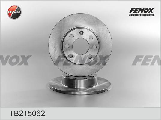 Fenox TB215062 Unventilated front brake disc TB215062: Buy near me at 2407.PL in Poland at an Affordable price!
