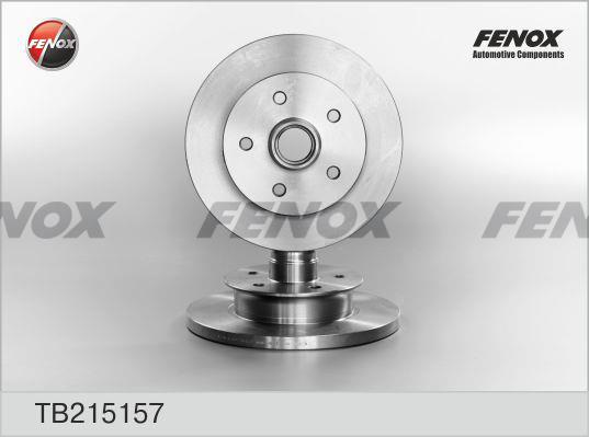 Fenox TB215157 Unbelüftete Bremsscheibe vorne TB215157: Kaufen Sie zu einem guten Preis in Polen bei 2407.PL!