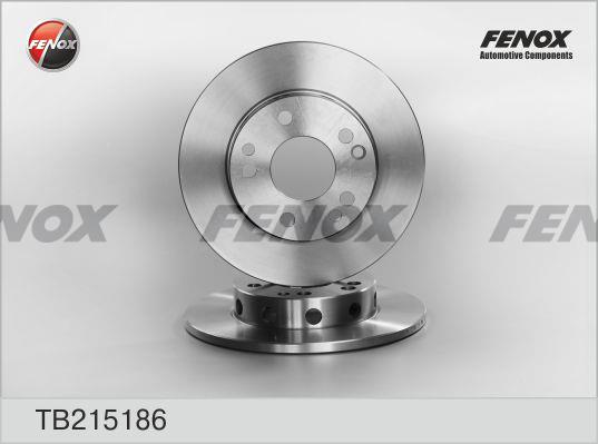 Fenox TB215186 Unventilated front brake disc TB215186: Buy near me in Poland at 2407.PL - Good price!
