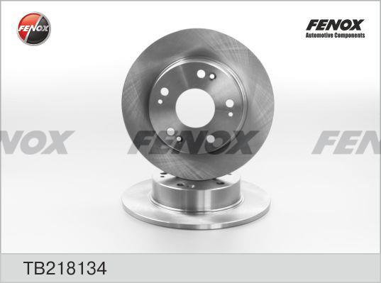 Fenox TB218134 Rear brake disc, non-ventilated TB218134: Buy near me in Poland at 2407.PL - Good price!
