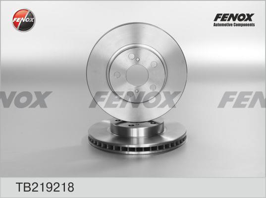 Fenox TB219218 Диск гальмівний передній вентильований TB219218: Приваблива ціна - Купити у Польщі на 2407.PL!