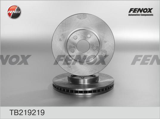 Fenox TB219219 Front brake disc ventilated TB219219: Buy near me in Poland at 2407.PL - Good price!