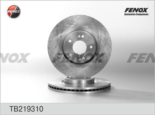 Fenox TB219310 Тормозной диск передний вентилируемый TB219310: Отличная цена - Купить в Польше на 2407.PL!
