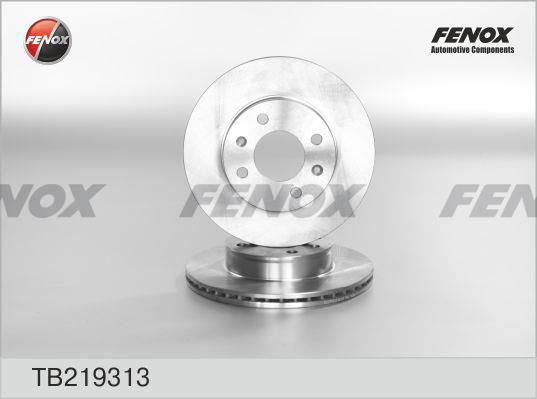 Fenox TB219313 Диск гальмівний передній вентильований TB219313: Приваблива ціна - Купити у Польщі на 2407.PL!