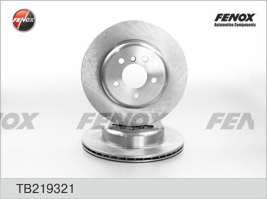 Fenox TB219321 Тормозной диск задний вентилируемый TB219321: Отличная цена - Купить в Польше на 2407.PL!