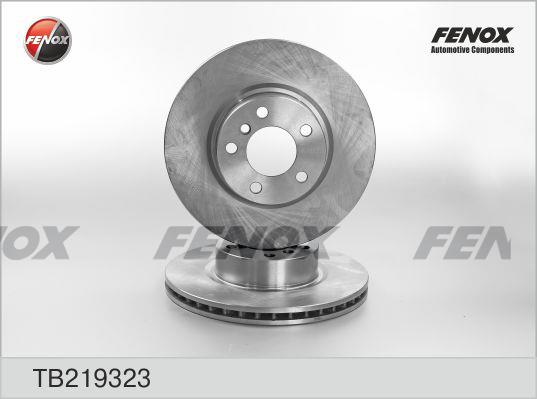 Fenox TB219323 Front brake disc ventilated TB219323: Buy near me in Poland at 2407.PL - Good price!