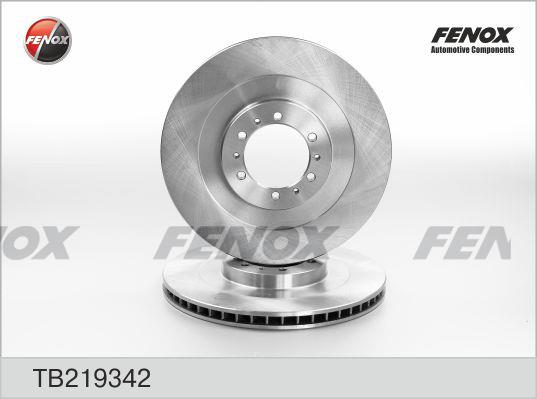 Fenox TB219342 Front brake disc ventilated TB219342: Buy near me in Poland at 2407.PL - Good price!