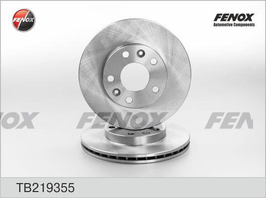 Fenox TB219355 Front brake disc ventilated TB219355: Buy near me in Poland at 2407.PL - Good price!