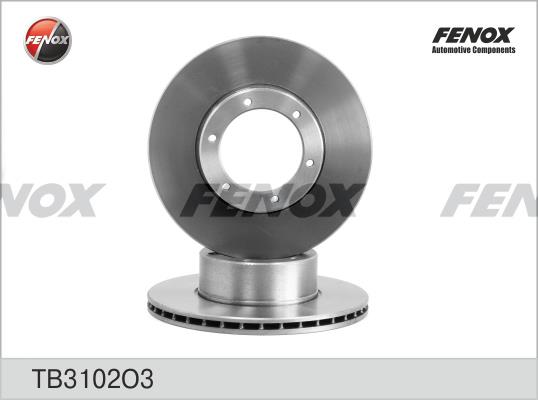 Fenox TB3102O3 Front brake disc ventilated TB3102O3: Buy near me in Poland at 2407.PL - Good price!