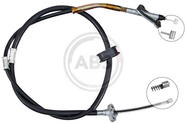 ABS K14083 Parking brake cable, right K14083: Buy near me in Poland at 2407.PL - Good price!