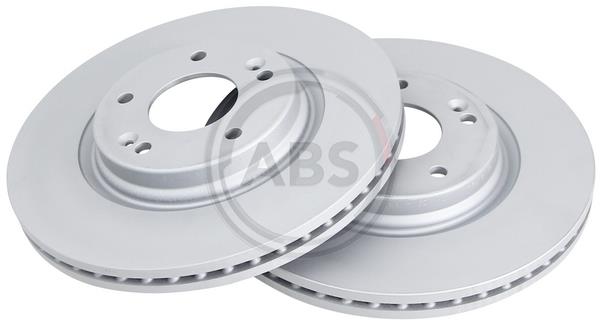 ABS 18561 Front brake disc ventilated 18561: Buy near me in Poland at 2407.PL - Good price!