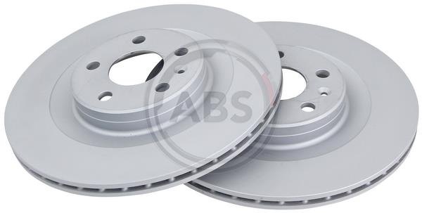 ABS 18567 Rear ventilated brake disc 18567: Buy near me in Poland at 2407.PL - Good price!