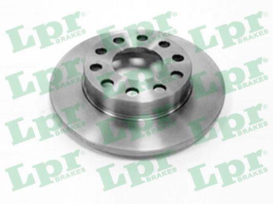 LPR A1007P Rear brake disc, non-ventilated A1007P: Buy near me in Poland at 2407.PL - Good price!