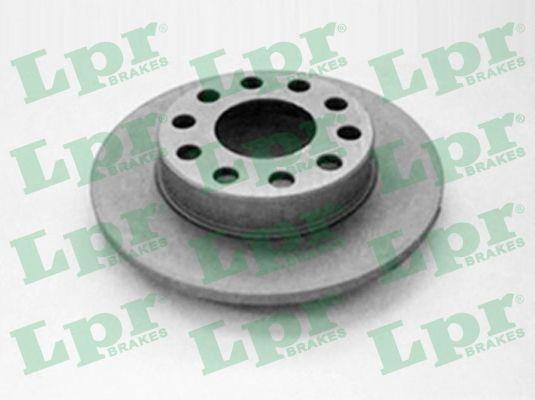 LPR A1007PR Rear brake disc, non-ventilated A1007PR: Buy near me in Poland at 2407.PL - Good price!