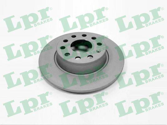 LPR A1038PR Rear brake disc, non-ventilated A1038PR: Buy near me in Poland at 2407.PL - Good price!