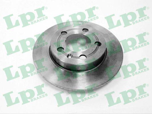 LPR A1592P Rear brake disc, non-ventilated A1592P: Buy near me in Poland at 2407.PL - Good price!