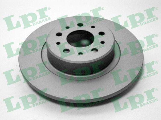 LPR A2001PR Rear brake disc, non-ventilated A2001PR: Buy near me in Poland at 2407.PL - Good price!