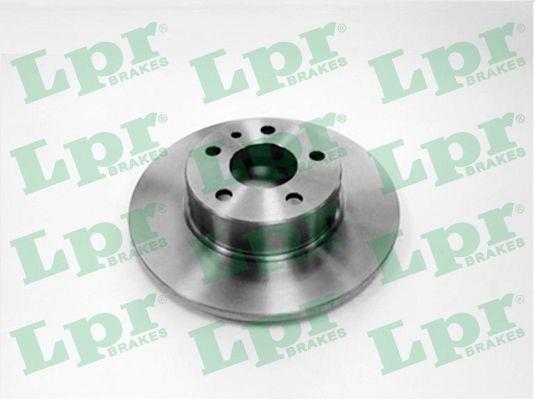 LPR A2163P Rear brake disc, non-ventilated A2163P: Buy near me in Poland at 2407.PL - Good price!