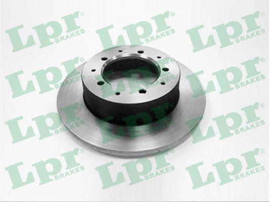 LPR A4161P Rear brake disc, non-ventilated A4161P: Buy near me in Poland at 2407.PL - Good price!