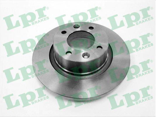 LPR C1002P Rear brake disc, non-ventilated C1002P: Buy near me at 2407.PL in Poland at an Affordable price!
