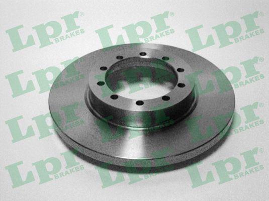 LPR F1033P Rear brake disc, non-ventilated F1033P: Buy near me in Poland at 2407.PL - Good price!