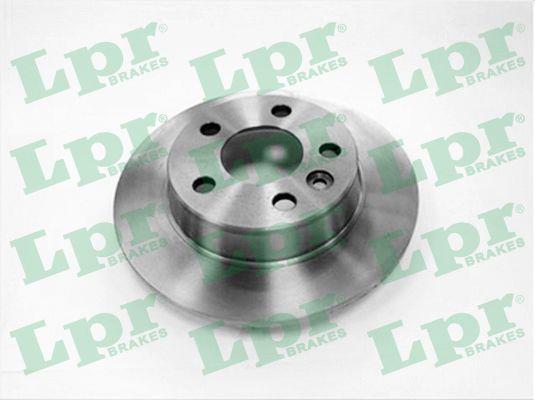 LPR F1581P Rear brake disc, non-ventilated F1581P: Buy near me in Poland at 2407.PL - Good price!