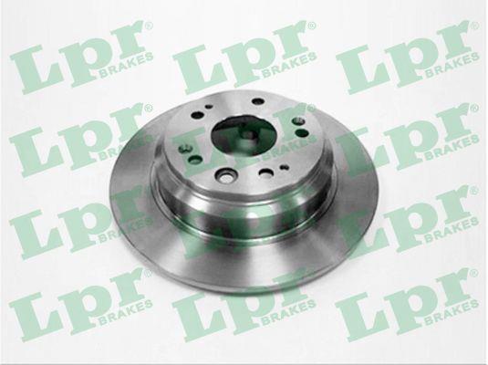 LPR H1009P Rear brake disc, non-ventilated H1009P: Buy near me in Poland at 2407.PL - Good price!