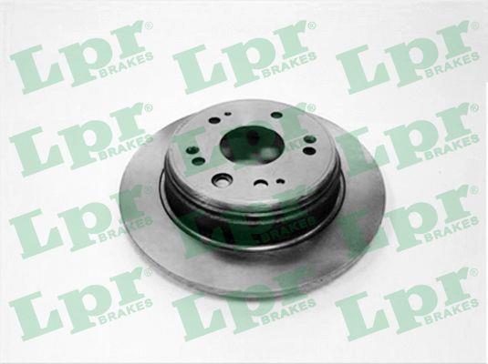 LPR H1014P Rear brake disc, non-ventilated H1014P: Buy near me in Poland at 2407.PL - Good price!