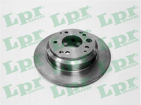 LPR H1028P Rear brake disc, non-ventilated H1028P: Buy near me in Poland at 2407.PL - Good price!