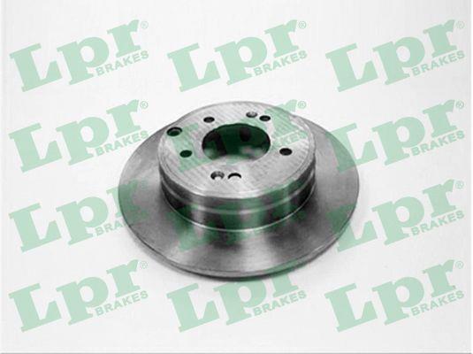 LPR H2016P Rear brake disc, non-ventilated H2016P: Buy near me in Poland at 2407.PL - Good price!