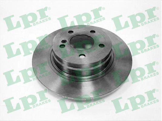 LPR M2057P Rear brake disc, non-ventilated M2057P: Buy near me at 2407.PL in Poland at an Affordable price!
