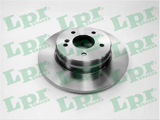 LPR M2621PR Rear brake disc, non-ventilated M2621PR: Buy near me in Poland at 2407.PL - Good price!