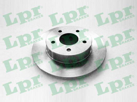 LPR N2004P Rear brake disc, non-ventilated N2004P: Buy near me in Poland at 2407.PL - Good price!
