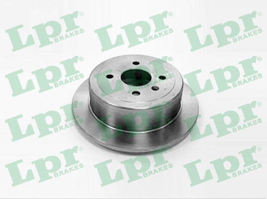 LPR O1010P Rear brake disc, non-ventilated O1010P: Buy near me at 2407.PL in Poland at an Affordable price!