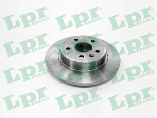 LPR O1038P Rear brake disc, non-ventilated O1038P: Buy near me in Poland at 2407.PL - Good price!