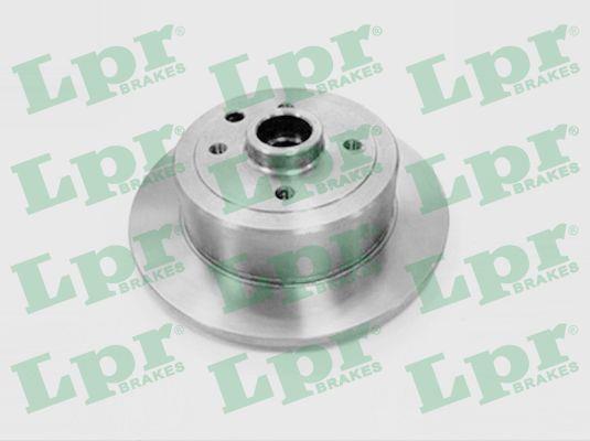 LPR O1181P Rear brake disc, non-ventilated O1181P: Buy near me in Poland at 2407.PL - Good price!
