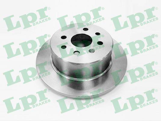 LPR O1311P Rear brake disc, non-ventilated O1311P: Buy near me in Poland at 2407.PL - Good price!