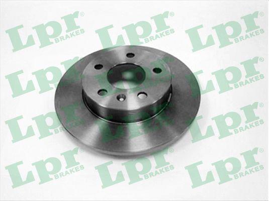 LPR O1431P Rear brake disc, non-ventilated O1431P: Buy near me in Poland at 2407.PL - Good price!