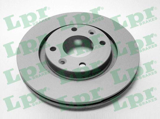 LPR P1002VR Front brake disc ventilated P1002VR: Buy near me in Poland at 2407.PL - Good price!