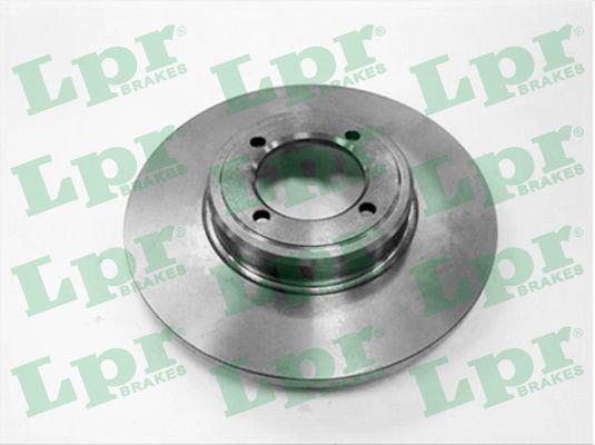 LPR P1051P Unventilated front brake disc P1051P: Buy near me in Poland at 2407.PL - Good price!