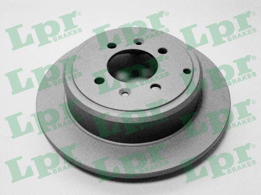 LPR P1191PR Rear brake disc, non-ventilated P1191PR: Buy near me in Poland at 2407.PL - Good price!