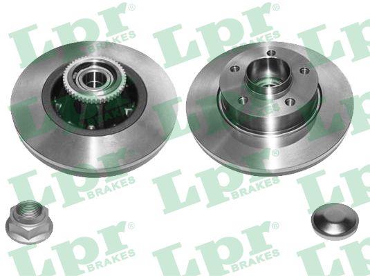 LPR R1020PCA Rear brake disc, non-ventilated R1020PCA: Buy near me in Poland at 2407.PL - Good price!