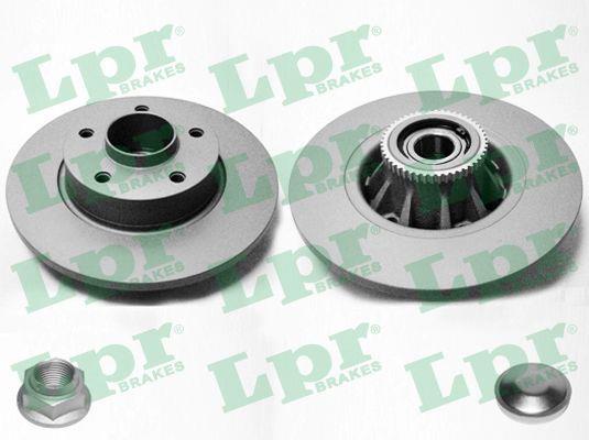 LPR R1020PRCA Rear brake disc, non-ventilated R1020PRCA: Buy near me in Poland at 2407.PL - Good price!
