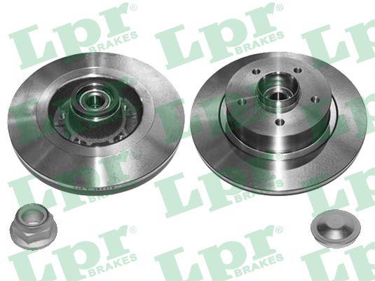 LPR R1038PCA Rear brake disc, non-ventilated R1038PCA: Buy near me in Poland at 2407.PL - Good price!