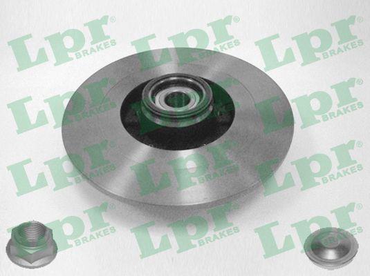 LPR R1047PCA Rear brake disc, non-ventilated R1047PCA: Buy near me in Poland at 2407.PL - Good price!