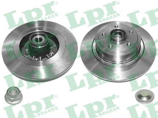 LPR R1048PCA Rear brake disc, non-ventilated R1048PCA: Buy near me in Poland at 2407.PL - Good price!
