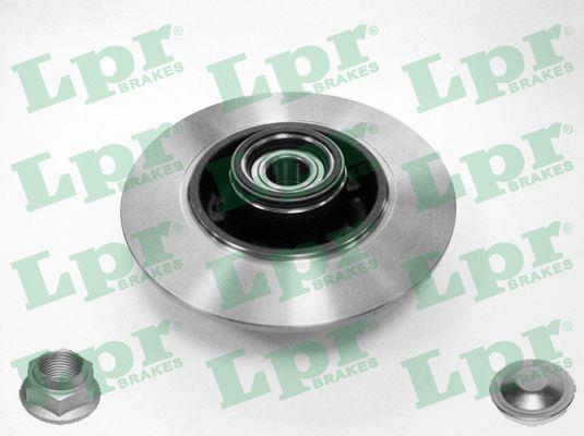 LPR R1055PCA Rear brake disc, non-ventilated R1055PCA: Buy near me in Poland at 2407.PL - Good price!